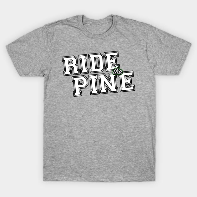 Ride the Pine Collegiate Logo T-Shirt by ridethepinepod